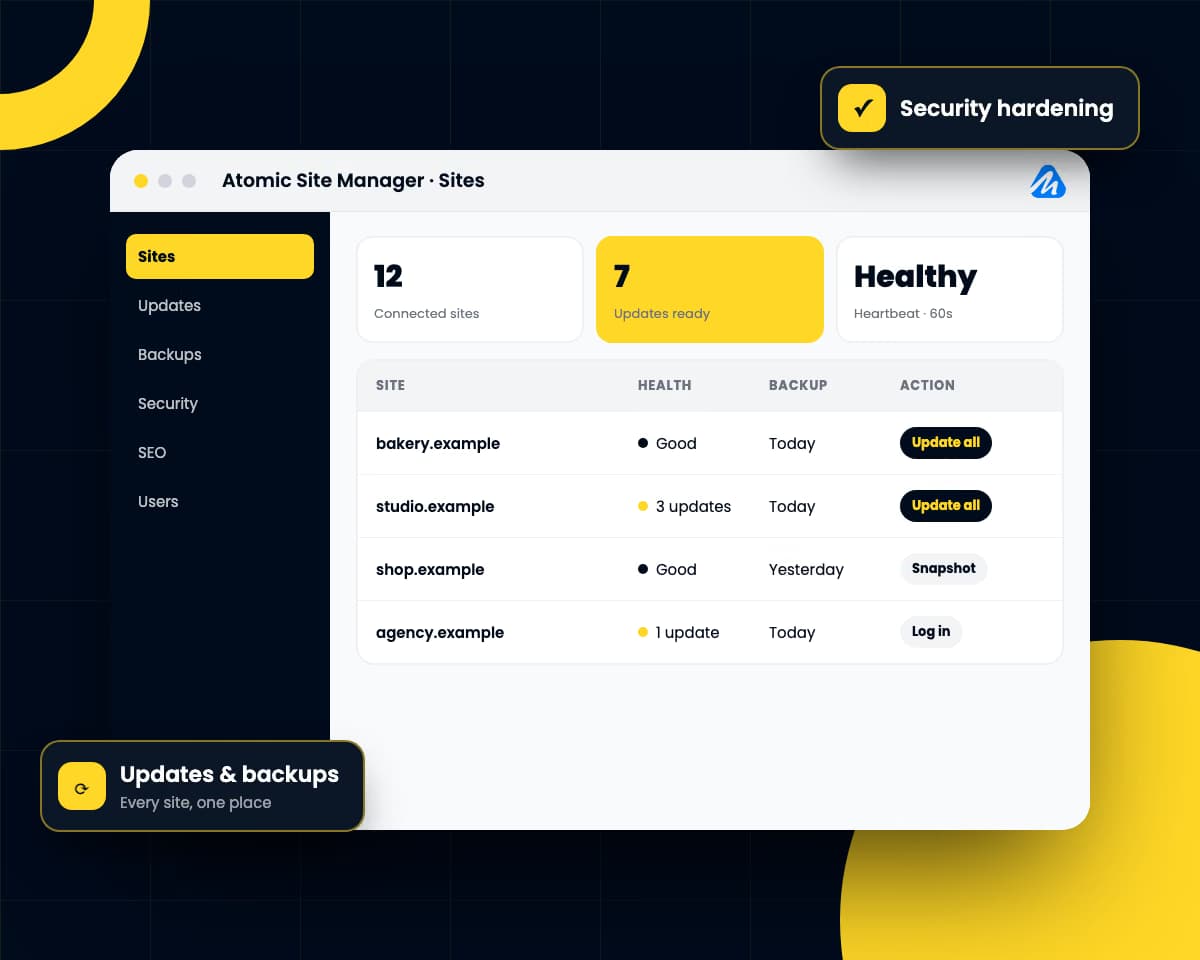 Atomic Site Manager preview