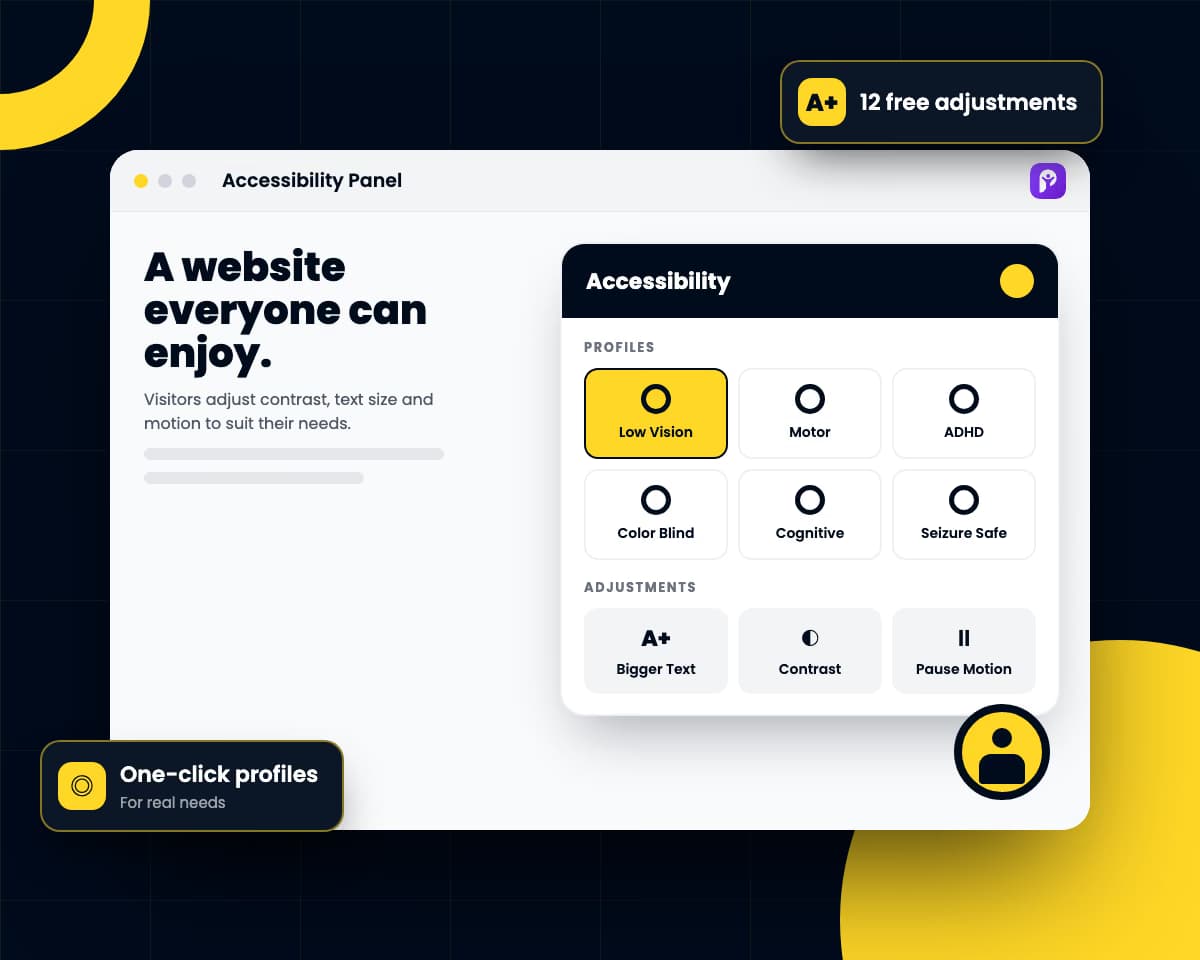 Prime Accessibility preview