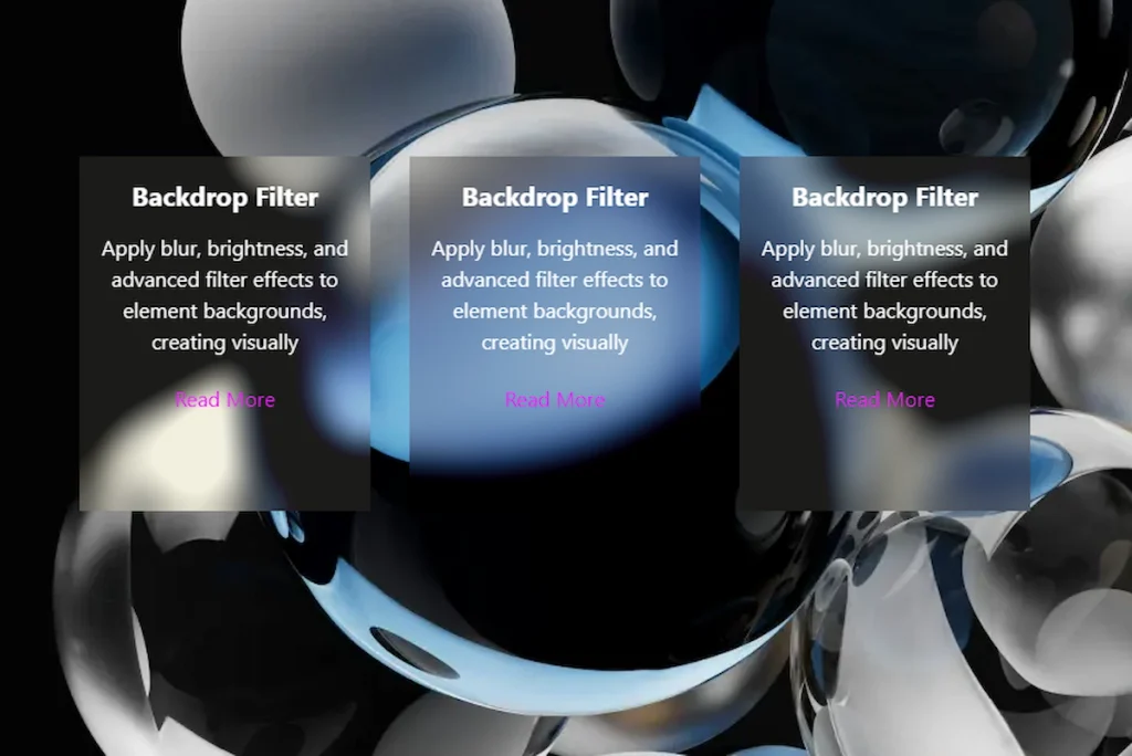 Preview of The Backdrop Filter Extension